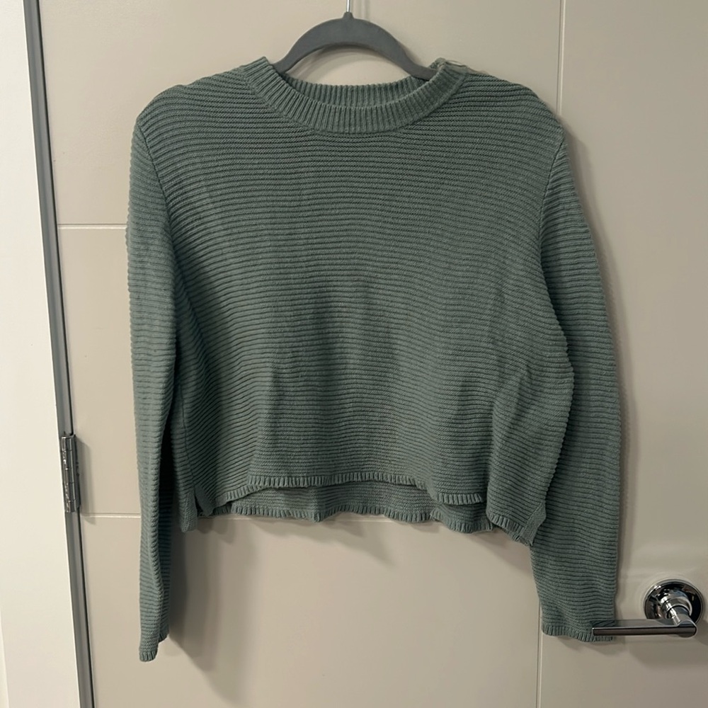 Teal sweater